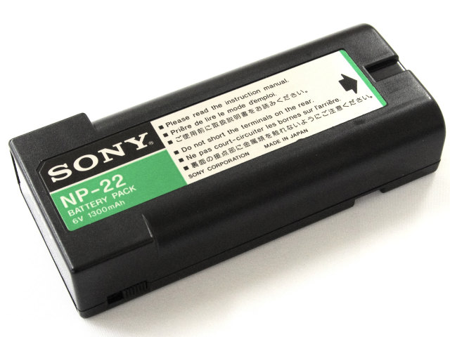 NP-22]ソニー(SONY) 8ミリビデオカメラバッテリーセル交換 