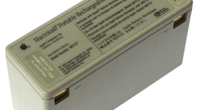 [Model Number: M5137]Apple アップル Macintosh Portable Rechargeable Battery 6V 5Ah バッテリーセル交換(保護回路内臓Li-ionセル化)