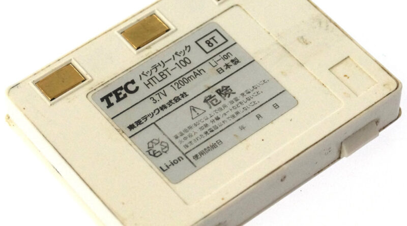 [HTLBT-100]東芝テック TOSHIBA TEC ハンディーターミナル HTL-100 バッテリーセル交換