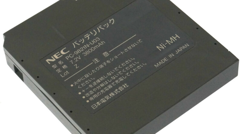 [PC-9821N-U03]NEC PC-9821Ne2 他 バッテリーセル交換