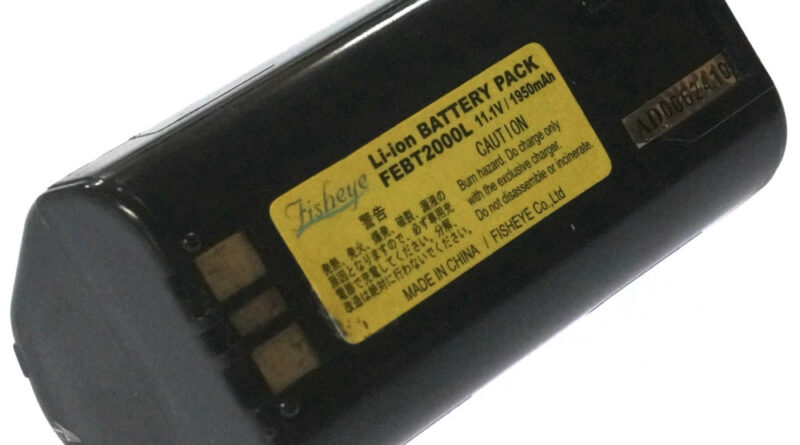 [FEBT2000L]水中ライト フィッシュアイ FIX LIGHT HG20DX バッテリーセル交換