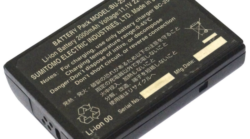 [BATTERY Pack MODEL:BU-25]住友電工製 融着接続機 TYPE-25 TYPE-25e シリーズ バッテリーセル交換
