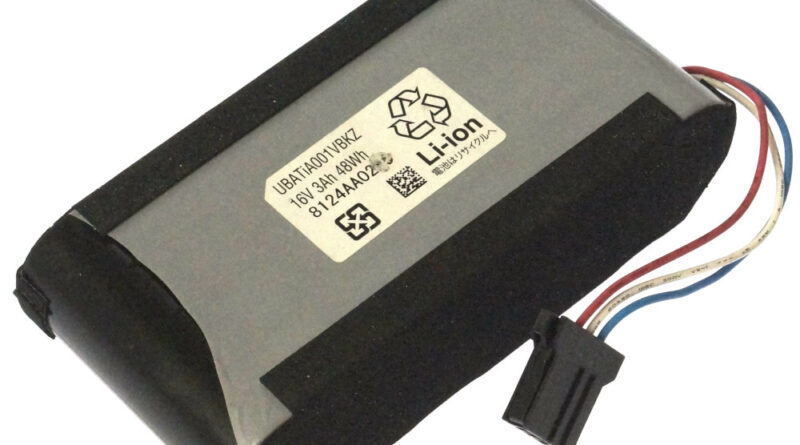 [UBATiA001VBKZ]SHARP シャープ ロボット家電 COCOROBO RX-V80 RX-V90 RX-V100 他 バッテリーセル交換