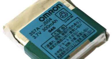 [3S7A-J504]オムロン 自動車用防犯装置用リモコン カーモニ500 Carmoni 500 バッテリーセル交換