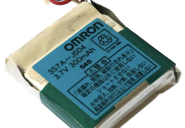 [3S7A-J504]オムロン 自動車用防犯装置用リモコン カーモニ500 Carmoni 500 バッテリーセル交換