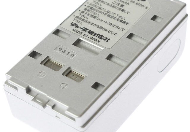 [VR-BT80-S、VR-BT80S]シャープ SHARP VL-EL10、VL-EL12、VL-EL300、VL-EL310、VL-HL1、VL-HL2 他 バッテリーセル交換