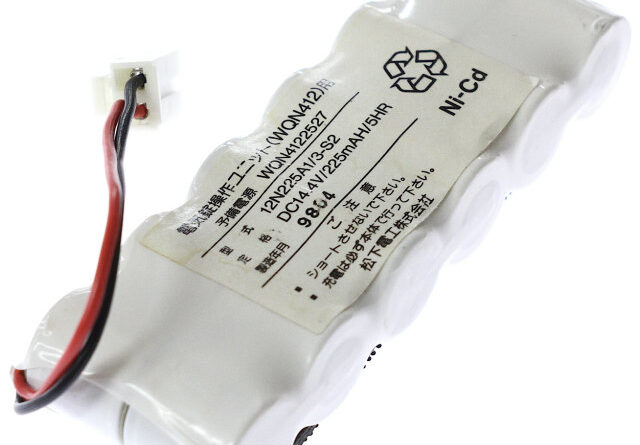 [12N225A1/3-S2、WQN4122527]松下電工 電気錠操作ユニット WQN412 バッテリーセル交換（保護回路内蔵Li-ion化）