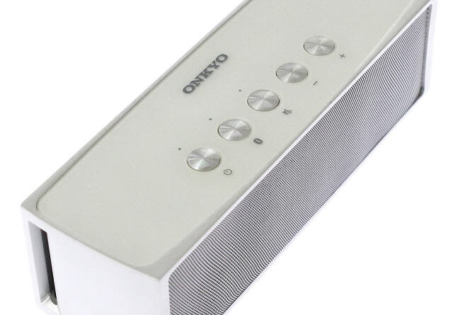 [SAS200]ONKYO オンキョー ポータブルワイヤレススピーカー SAS200 シルバー色 バッテリーセル交換