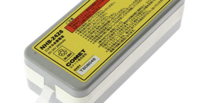 [NHB-2428]COMET コメット ストロボ照明 LB-400 BM-400 PMT-400α PMT800α PMT-1200α Svise-iV CBm-1200 他 バッテリーセル交換