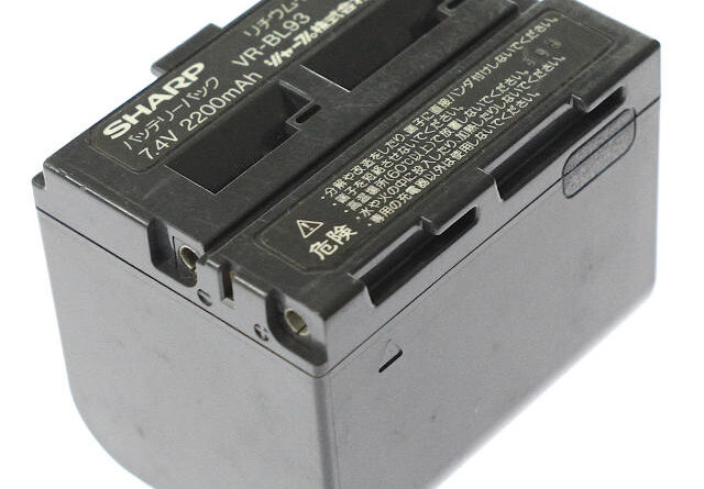 [VR-BL93]シャープ SHARP VL-AX1、VL-DC3、VL-DC5、VL-DC50、VL-G1K、VL-MR1、VL-MS1、VL-MX1、VL-PD3、VL-PD7、VL-R3K、VL-D5LTD 他 バッテリーセル交換