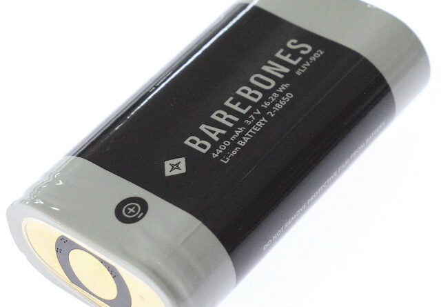 [LIV-902]ベアボーンズ BAREBONES Railroad Lantern レイルロード LEDランタン用他 バッテリーセル交換